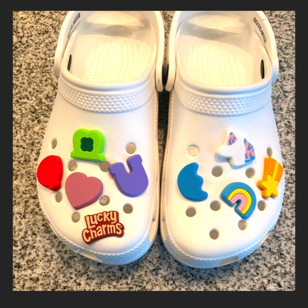9pc set of lucky charms jibbitz